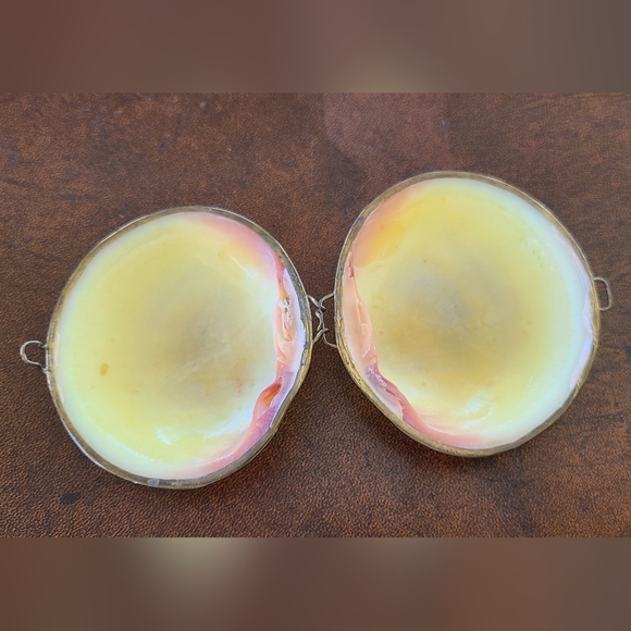 Brass hinged seashell trinket box🐣 - Picture 5 of 6